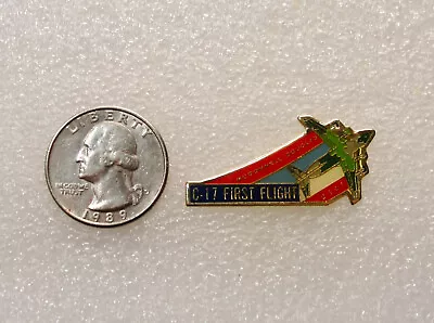 Air Force AIRCRAFT Hat Pin McDONNELL DOUGLAS C-17 Globemaster III FIRST FLIGHT • $4.99