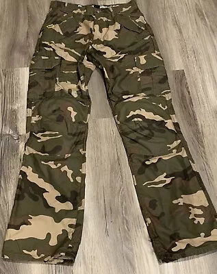 Bilt Iron Workers Pants Mens 30x32 Camouflage Motorcycle Camo Made With Kevlar • $49.95