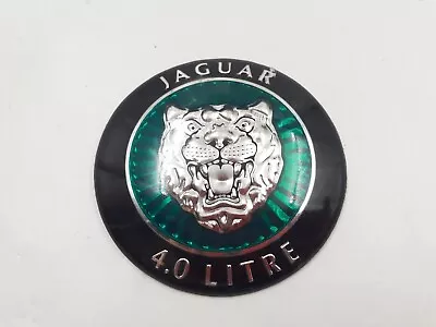 Jaguar Xk8 Green 4.0 Bonnet Badge Trim Emblem Front End Spares Repair Used • £22.20