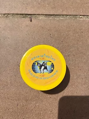 Muay Thai Yellow Balm World Muay Thai Council Best Choice Of Muay Thai Boxer • $20