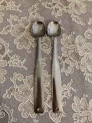 Set Of 2 Vintage FOLEY Long Handled Stainless Measuring Spoons Replacement 1/2t • $20