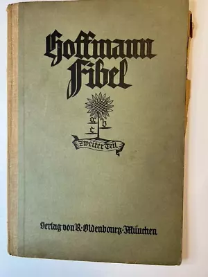 VTG German Hoffmann Fibel Children's Stories Poems Book Illustrated • $7