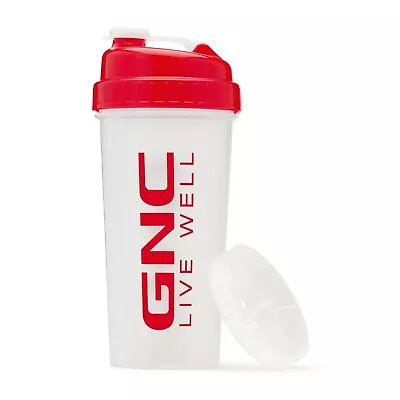 $36.99 • Buy GNC Typhoon Shaker Clear 24oz/700Ml Unique Protein Breakdown System Blender Mix