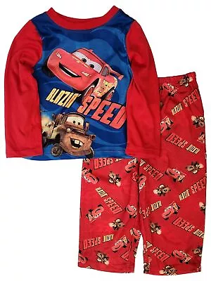 Disney Cars Toddler Boys Red Lightning McQueen 2 Piece Pajama PJ Set • $27.99