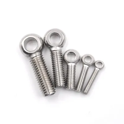 5PCS Stainless Steel Machinery Shoulder Lifting Eye Bolt M5 M6 M8 M10 M12 Bou • $2.89