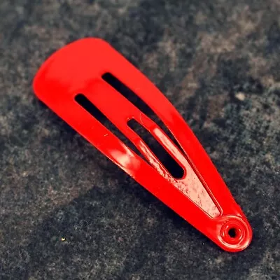 Red Child Toddler Snap Hair Clips Hair Pin Clip Slide Blanks HC7 10 20 50 • £2.95