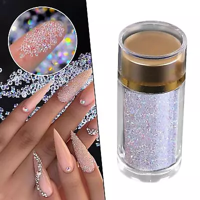 Nail Crystals Ab Nail Art Rhinestones Crystal Glass Makeup For DIY Craft • £9.04