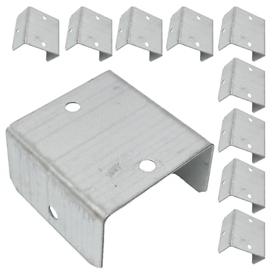 £6.94 • Buy 10, 20 Or 100 Fence & Trellis Clips Bracket Panel Fixing Garden Post Fencing