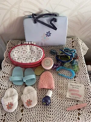 Lot American Girl Of Today Doll SPA TREATMENT Set Hair Accessories Slippers 2002 • $24.99