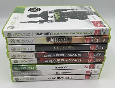 Xbox 360 Games Bundle Lot X8 - PAL - Free Postage • $50