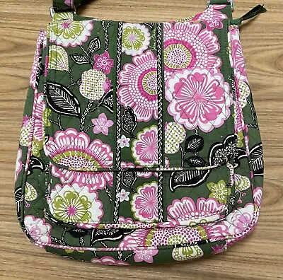 VTG Vera Bradley Mailbag Crossbody OLIVIA PINK  Fall 2013 Retired Collection EUC • $35