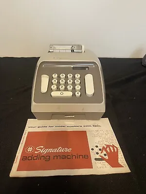 Vintage Montgomery Ward Signature 8900 Electric Adding Machine Calculator Box • $39.99