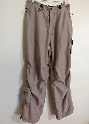 Vintage Y2k 90s Macgear Cargo Pants Baggy Cinch Wide Leg Raver Skater Size L 30 • $149