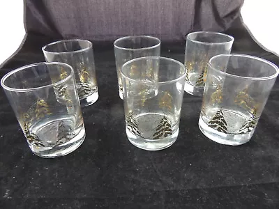 $20 • Buy Dansk Golden Pines Old Fashioned Glasses Set Of 6