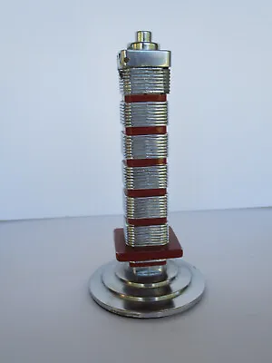 $995 • Buy Vintage Johnson Wax Tower Lighter Metal Souvenir Building RARE