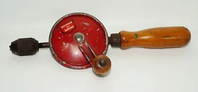 Vintage Stanley Single-Speed Hand Drill - Defiance # 1214 • $18.95