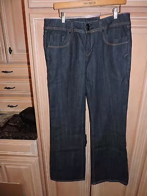 Vertigo Women's Striated Blue Bootcut Jeans Size 32 X 33 NWT  • $34.99