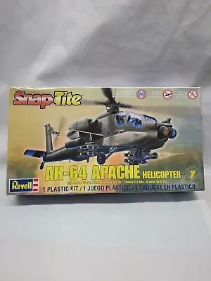 Vintage Revell AH-64 Apache Helicopter Snap Tite 1:72 Scale Model Kit  • $14