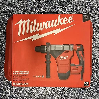 ✅ BRAND NEW ✅ Milwaukee 5546-21 1-3/4 Inch SDS MAX Rotary Hammer • $499