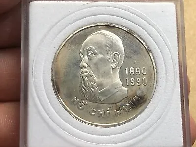 Vietnam 20 Dong 1989 Silver Proof Coin 100th Anniv Birth Of Ho Chi Minh_LDP Shop • $900