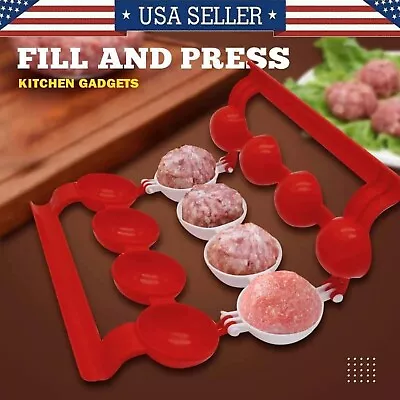 Meatball Making Set Round Tool Meatballs Homemade Stuffed Mold Fish Balls Maker • $11.99