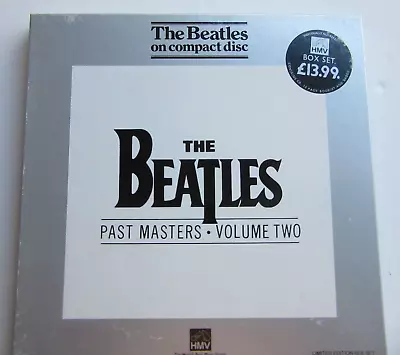 The Beatles On CD HMV  Limited Box Set ''Past Masters Vol Two'' + Badge Book. • $100