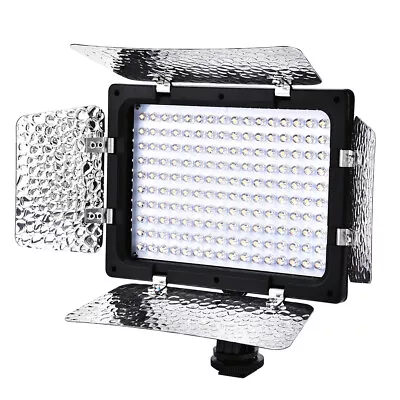 160 Video Light Lamp Lighting Hot Shoe For DSLR Camera Camcorde • £29.32