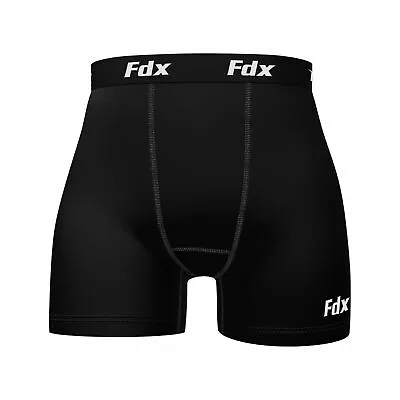 FDX New Mens Compression Boxer Shorts Sports Briefs  Skin Tight Fit Gym Pants Uk • £6.99
