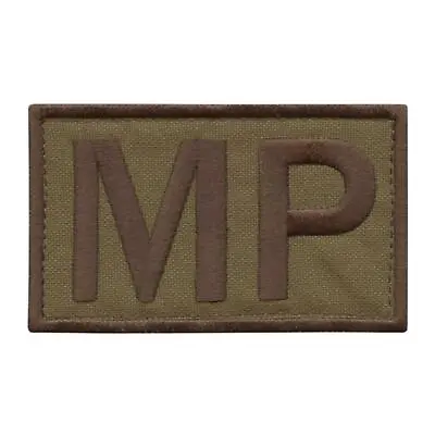 Military Police MP Tan Coyote Army Tactical Morale Brassard Touch Fastener Patch • $7.95