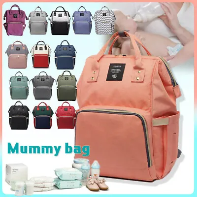 Luxury Multifunctional Baby Diaper Nappy Backpack Maternity Mummy Changing Bag • $27.26