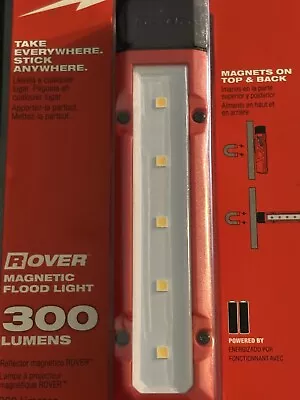 Milwaukee 2108 300 Lumen LED Magnetic Flood Light - Red • $24.99