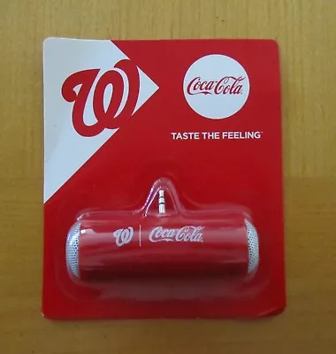 WASHINGTON NATIONALS MINI MUSIC SPEAKER Presented By Coca-Cola NIB SGA 2016 • $2.99