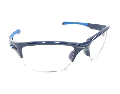 Oakley Quarter Jacket OO9200-04 Navy Blue Half Wrap Sunglasses Frames 61-11 122 • $99.99