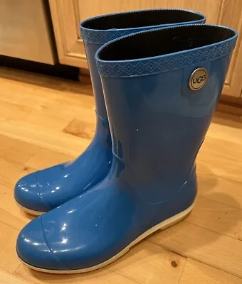 Ugg Women's Waterproof Snow/rain Boot Bright Blue Womens Size 9 • $30