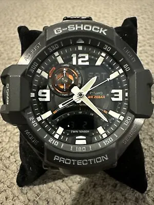 Casio G-Shock 5302 Twin Sensor Gravity Master PILOT WATCH.      G-2 • $99.99