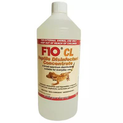 F10CL Reptile Disinfectant Concentrate Suitable For Everyday Use Reptiles • £21.99