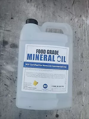 NSF Certified Food Grade Mineral Oil 1 Gallon  Certified Food Conditioner • $25