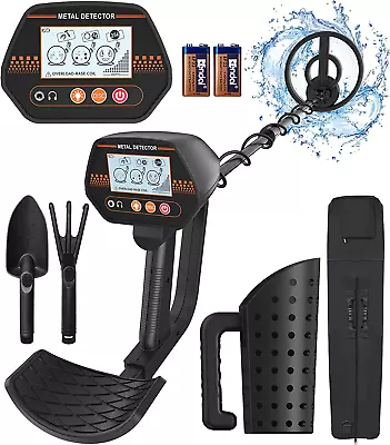 Metal Detector Kit For Kids & Adults With Sand Sifter Scoop IP68 Waterproof LC • $71.99