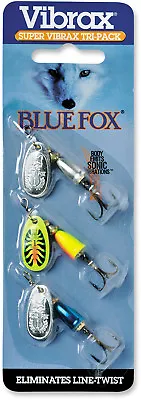 $14.58 • Buy Blue Fox Super Vibrax Inline Spinner Tri-Pack - Trout Fishing Lure Kit
