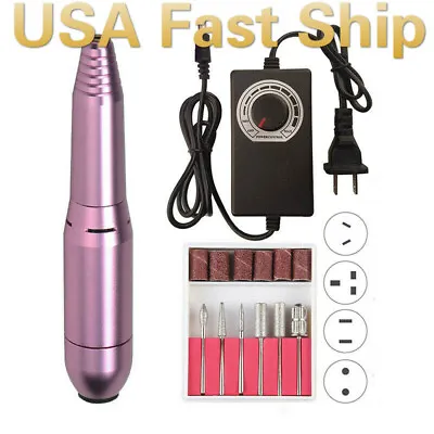 35000RPM Electric Nail Drill Machine Manicure Nail Drill File Gel Remove US Plug • $16.99