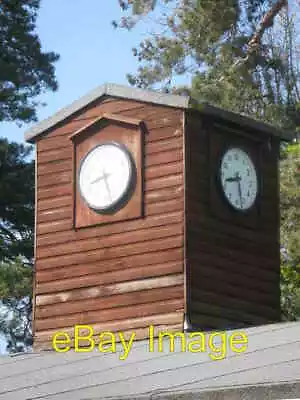 £2 • Buy Photo 6x4 Clock On The Cricket Pavilion, Adastra Park Hassocks The Locati C2010