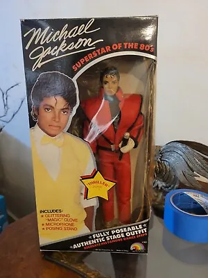 Michael Jackson 1984 Original Doll Thriller Outfit Superstar Of 80s New In Box • $75