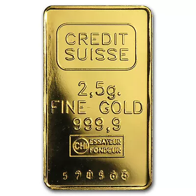 2.5 Gram Gold Bar - Secondary Market • $233.29