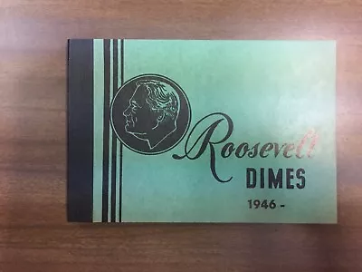 Vintage Meghrig Coin Folder # G-20 For Roosevelt Dimes From 1946-1964 + 36 Blank • $24.95