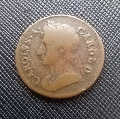 Charles II Farthing 1674 (date Clear) Rare  Check Photos For Condition • £33