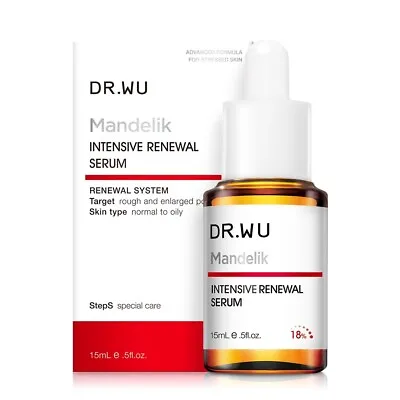 Dr. Wu 15ml Intensive Renewal Serum With Mandelic Acid 18% New From Taiwan • $29.69