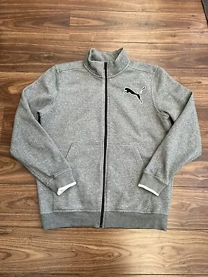 Puma Zip Up Top -light Grey - Size M • £20