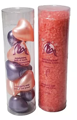 Caboodles Strawberry Wink Moisturizing Bath Oil Beads & Bath Fizzing Salts • $19.99