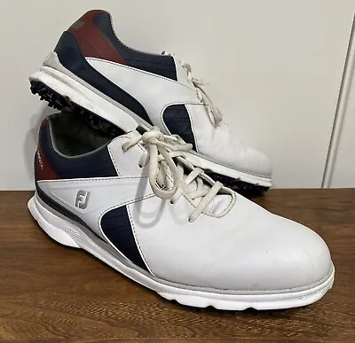 FootJoy FJ PRO SL White Spikeless Golf Shoes Men’s Size 10 M 53848 • $44.75