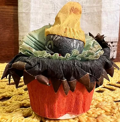 Vintage Halloween Candy Container Decor With Cat Campanelli Collection 1930s-40s • $17.50